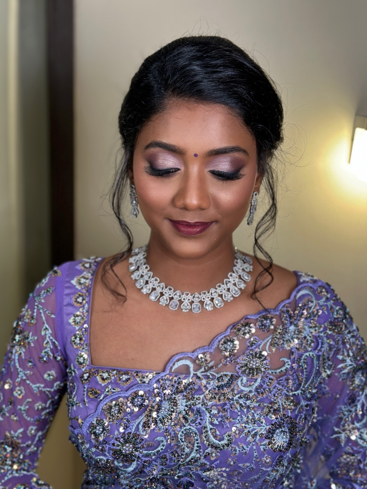 Bridal makeup look