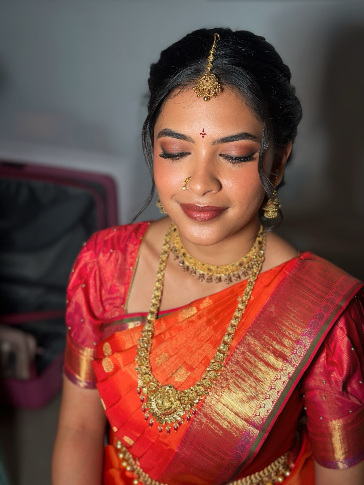 Bridal makeup look