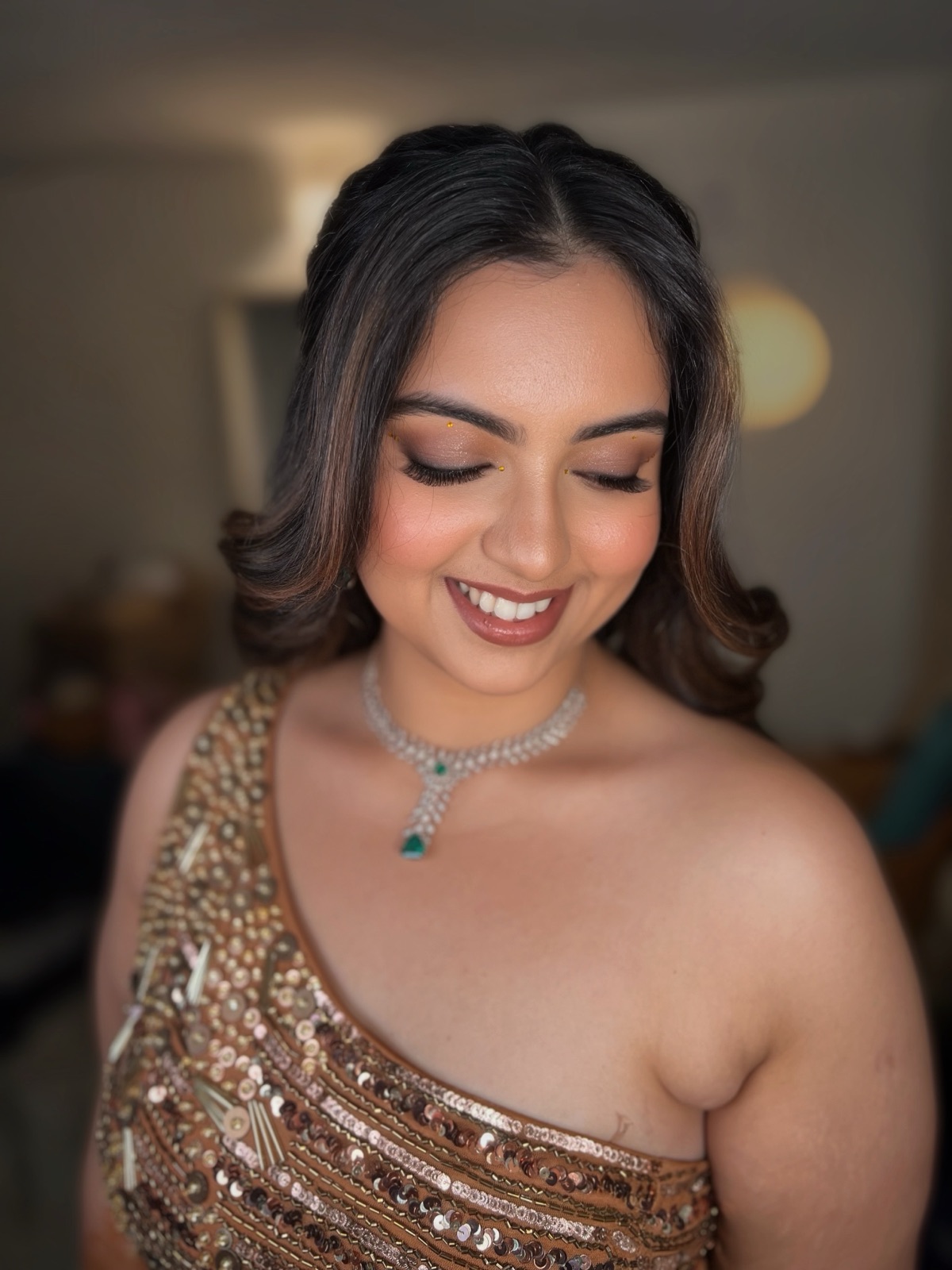 Bridal makeup look